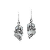 AE-1207-MOP Sterling Silver Earring With Mother Of Pearl Jewelry Bali Designs Inc